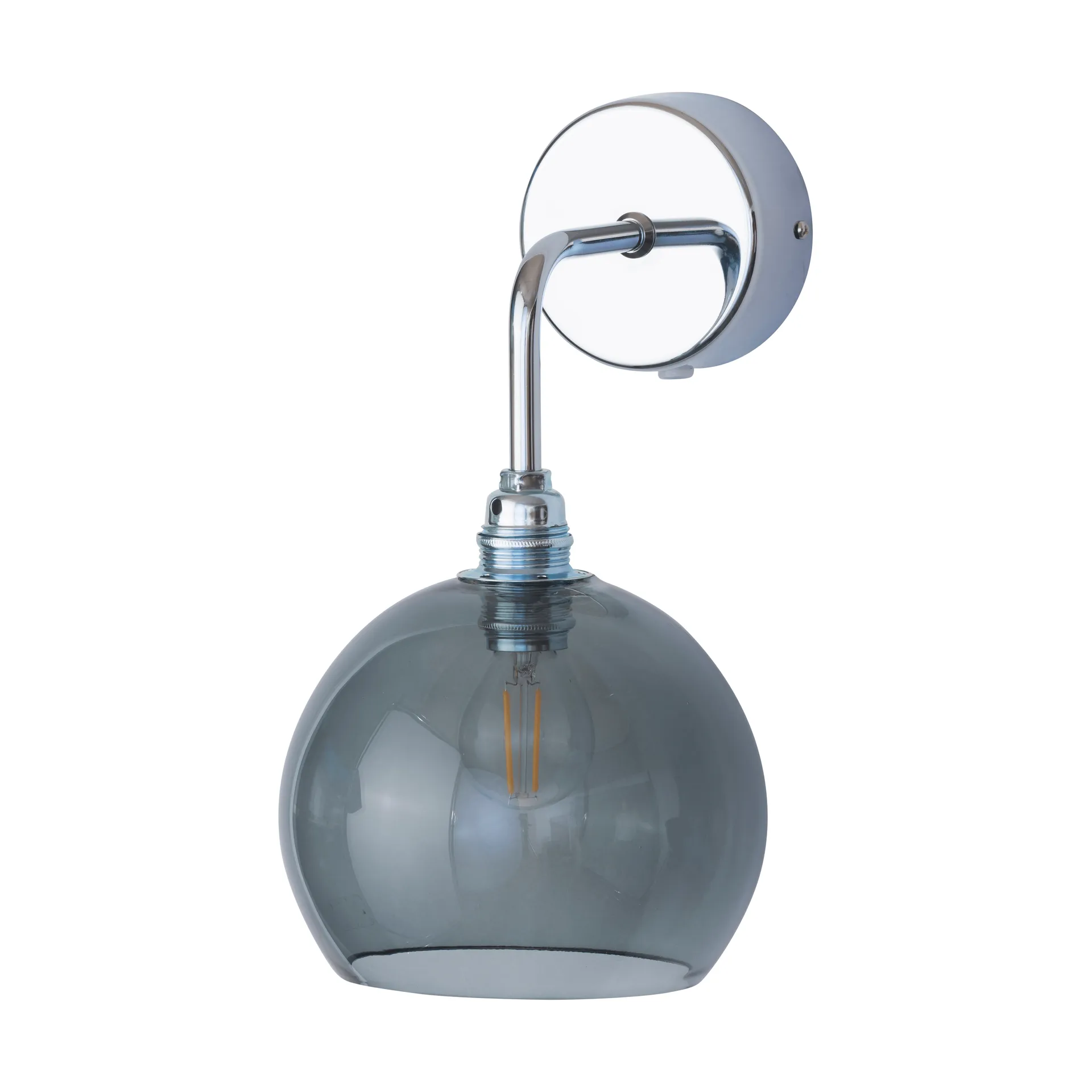 Rowan wall lamp, Smokey grey EBB & FLOW