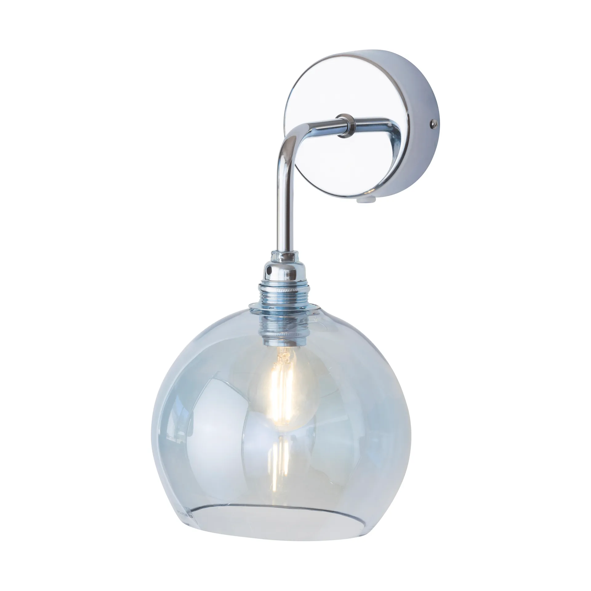 Rowan wall lamp, Topaz blue EBB & FLOW