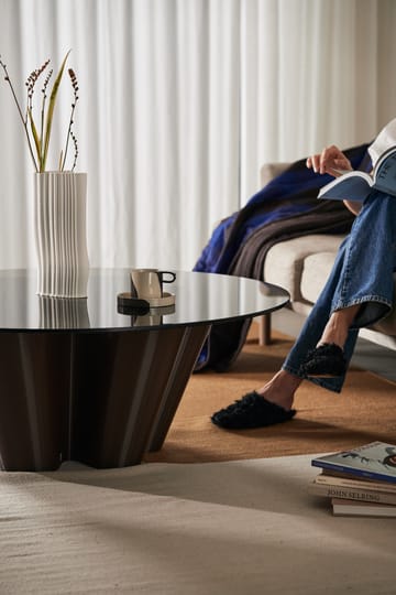 Anemone coffee table Ø110 cm - Chocolate - Ekbacken Studios