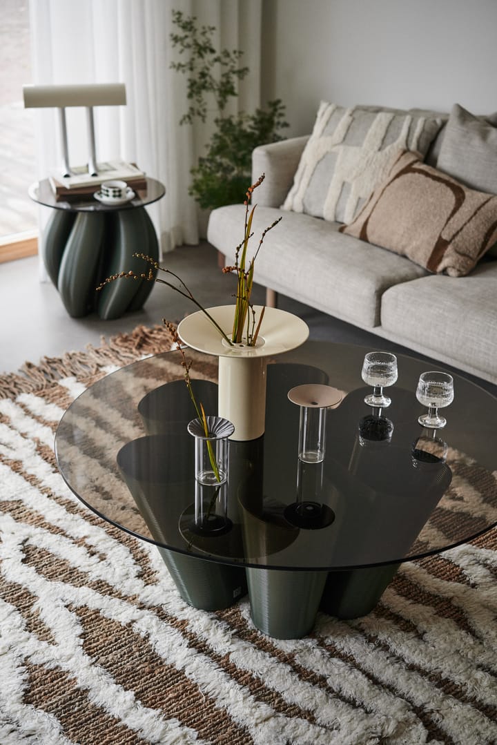 Anemone coffee table Ø110 cm - Olive - Ekbacken Studios