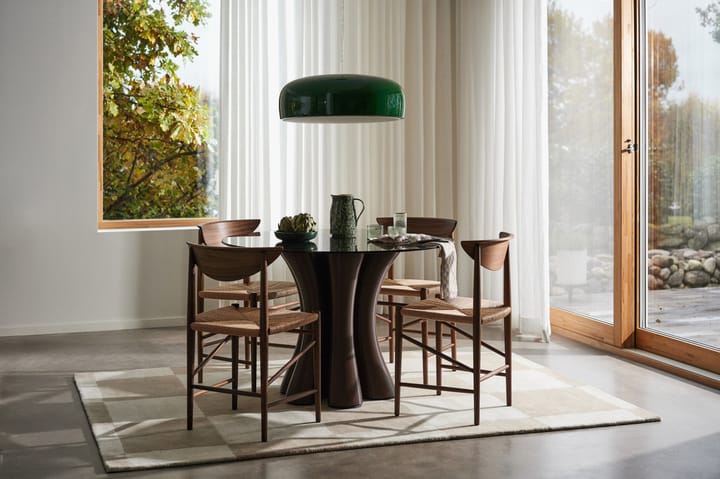 Anemone dining table Ø110 cm - Chocolate - Ekbacken Studios