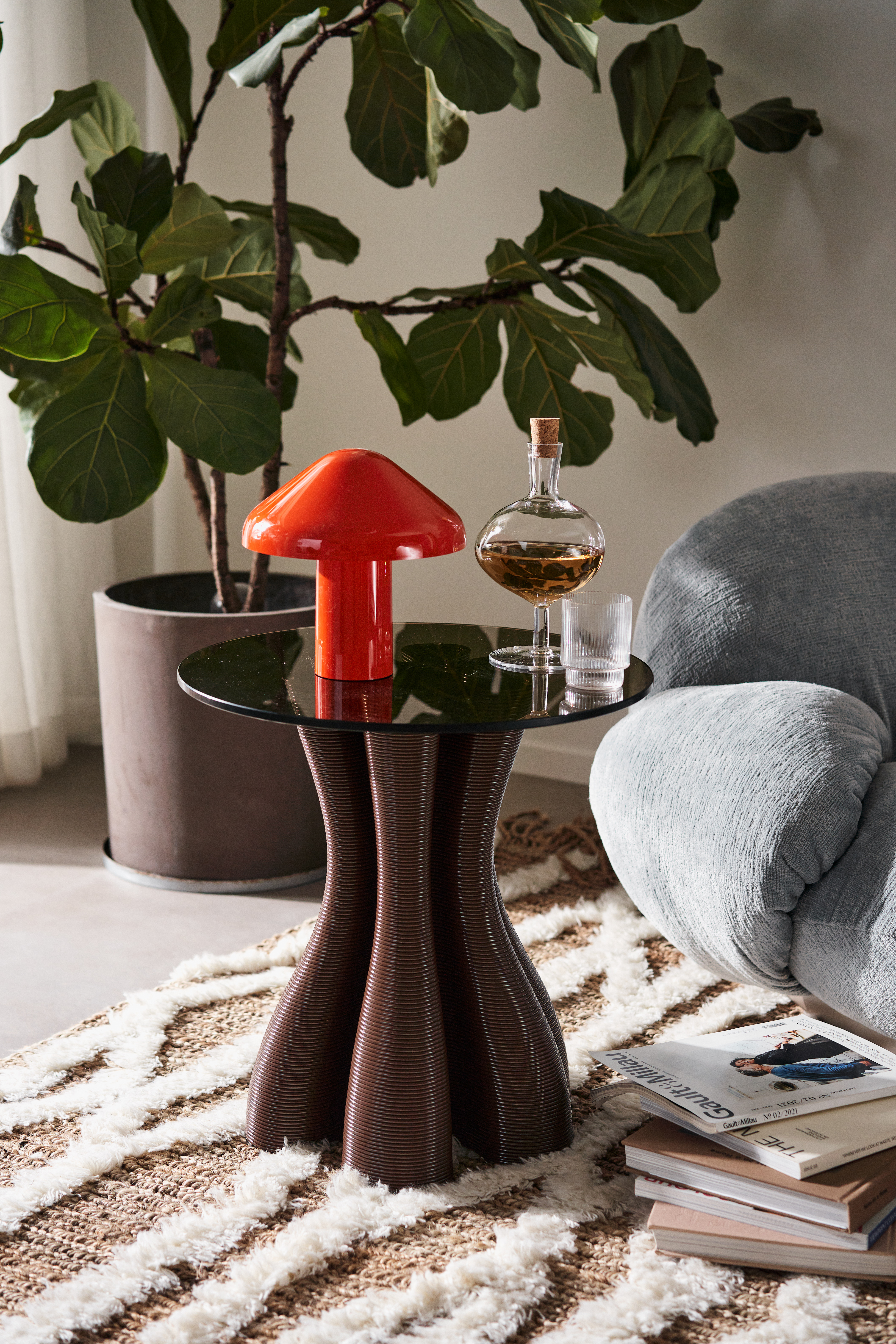 Anemone side table 50 cm from Ekbacken Studios NordicNest