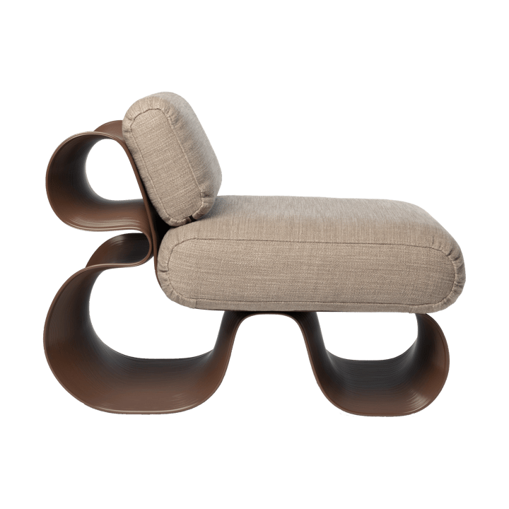 Eel lounge chair - Chocolate - Ekbacken Studios