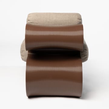Eel lounge chair - Chocolate - Ekbacken Studios