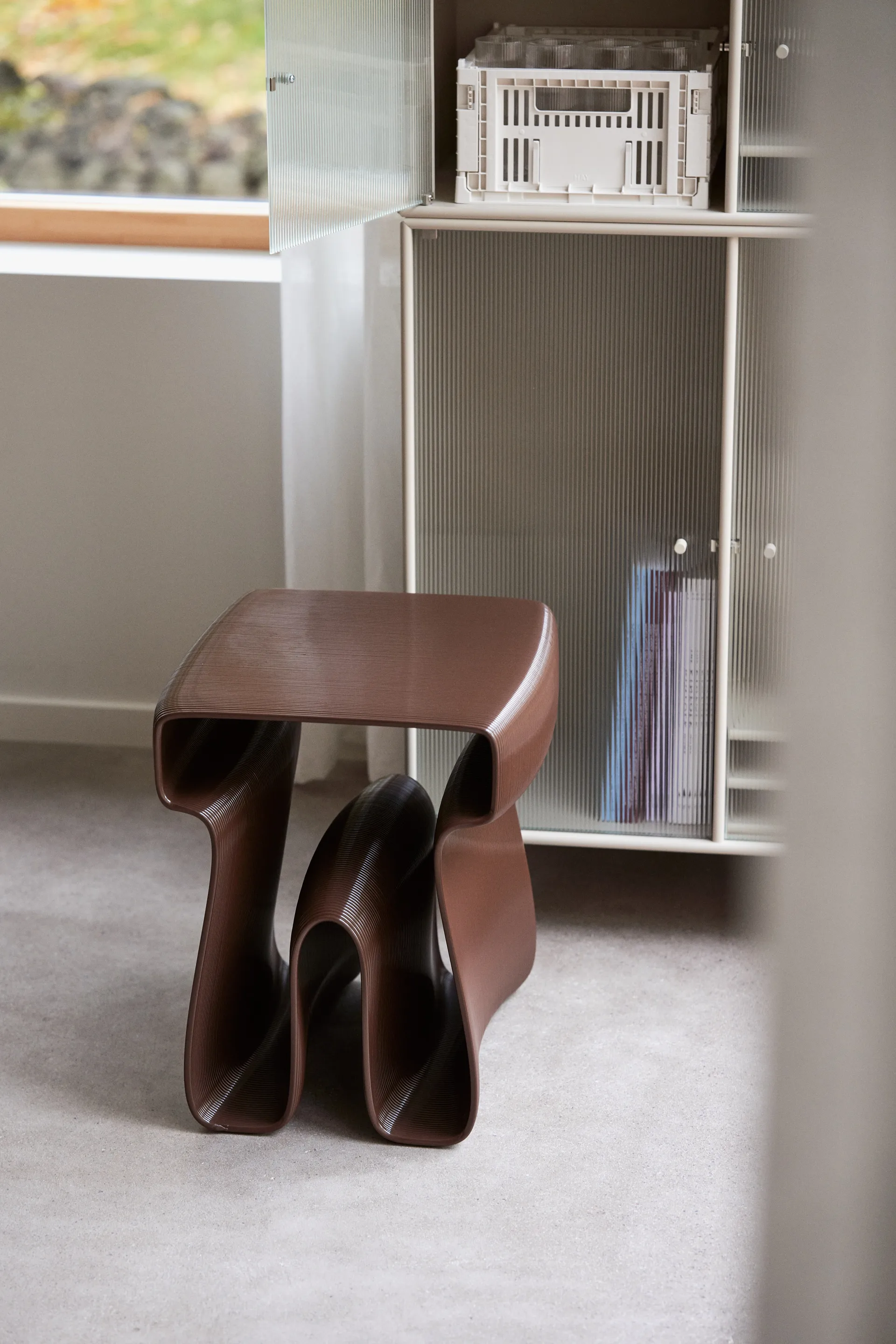 Octopus side table 38x40 cm, Chocolate Ekbacken Studios