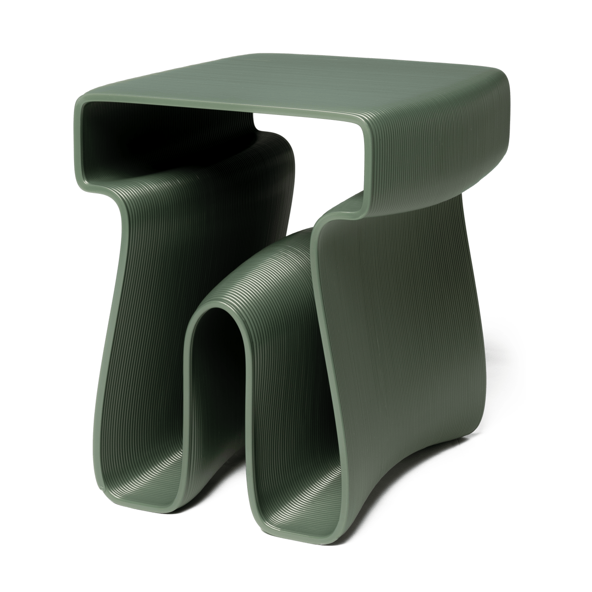Ekbacken Studios Octopus side table 38x40 cm Olive | Scandinavian Design | Side tables | Green
