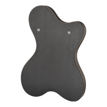 Pebble mirror small 56x76 cm - Chocolate - Ekbacken Studios
