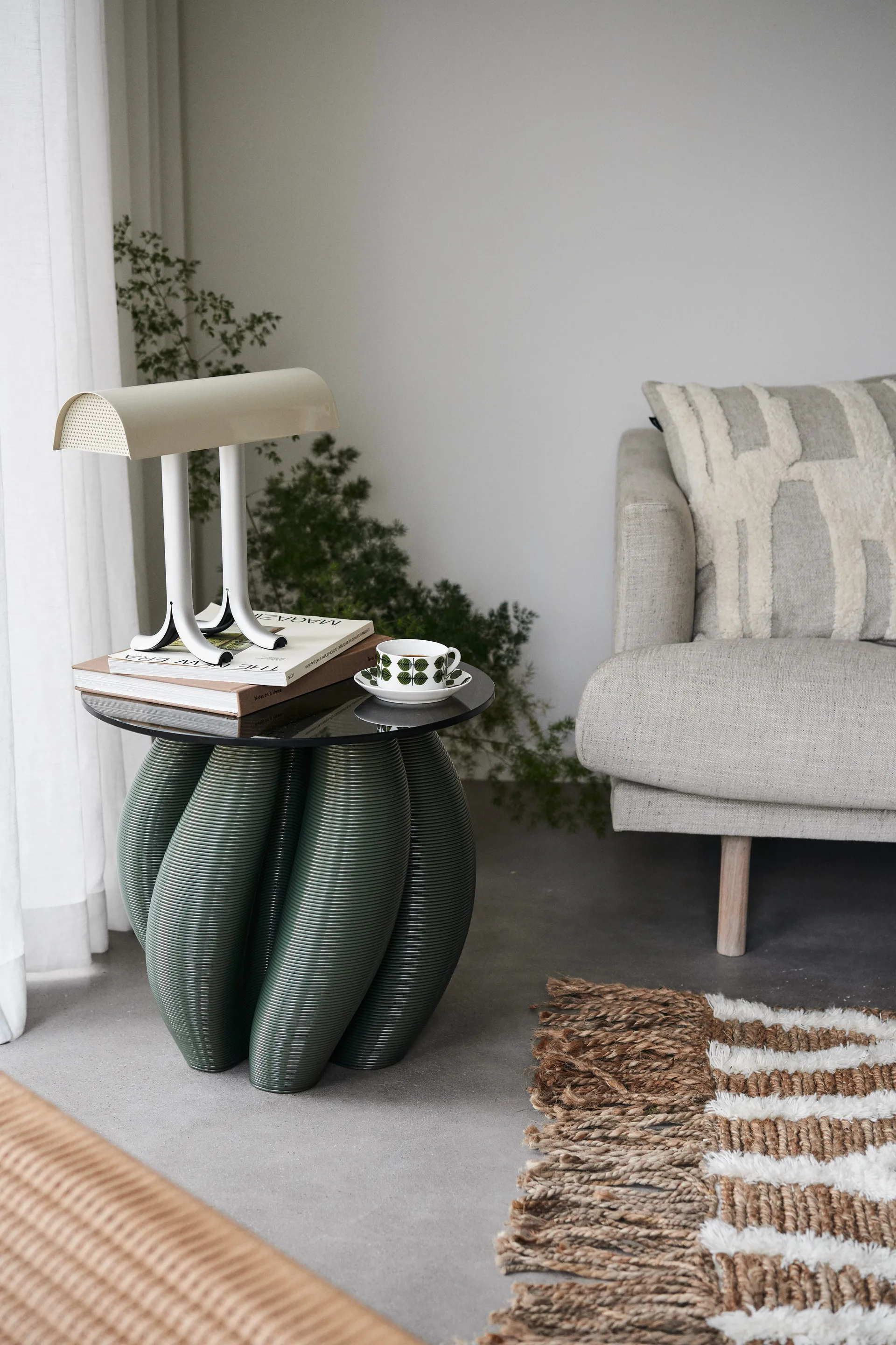 Water lily side table Ø50 cm, Olive Ekbacken Studios
