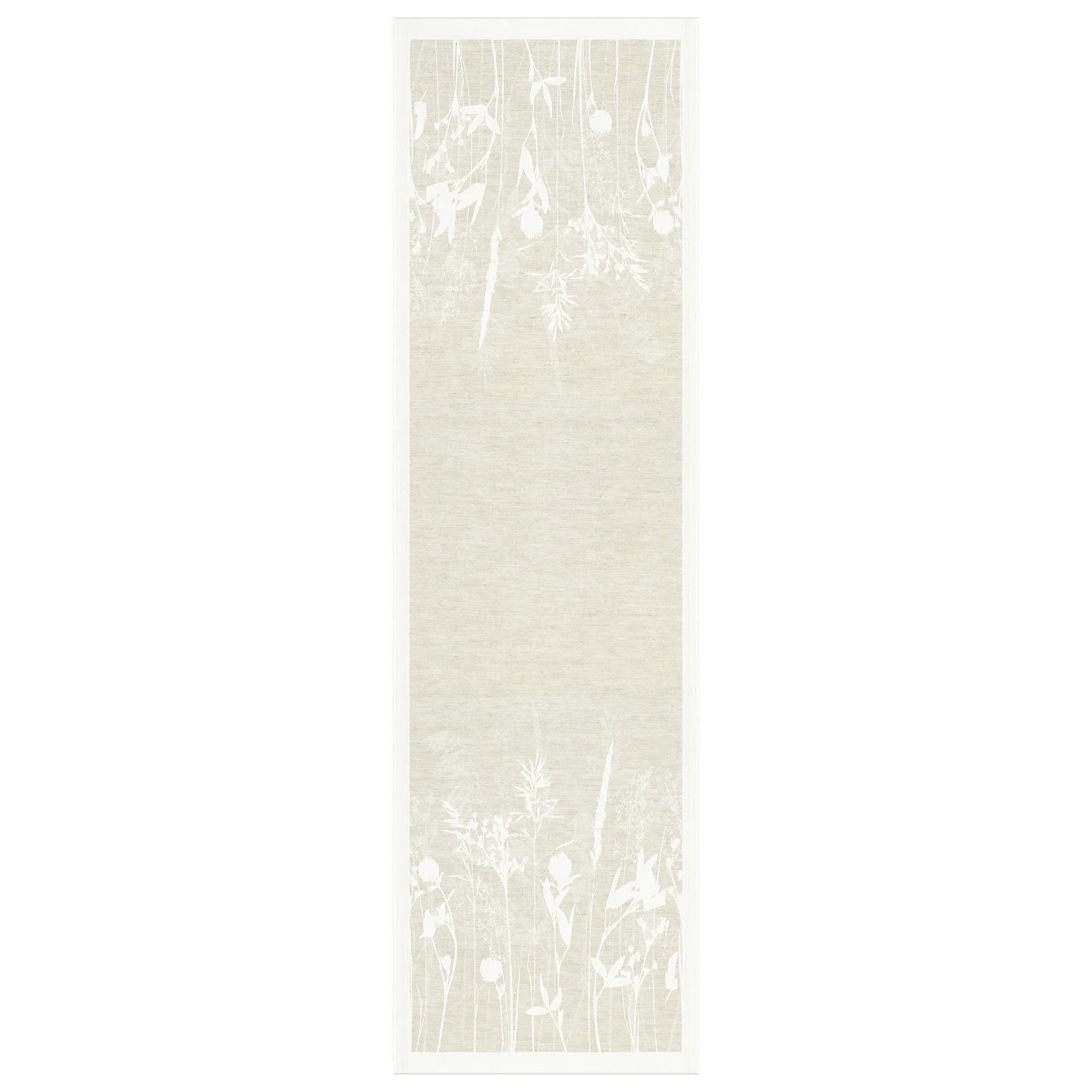 Airy table runner 35x120 cm, beige Ekelund Linneväveri