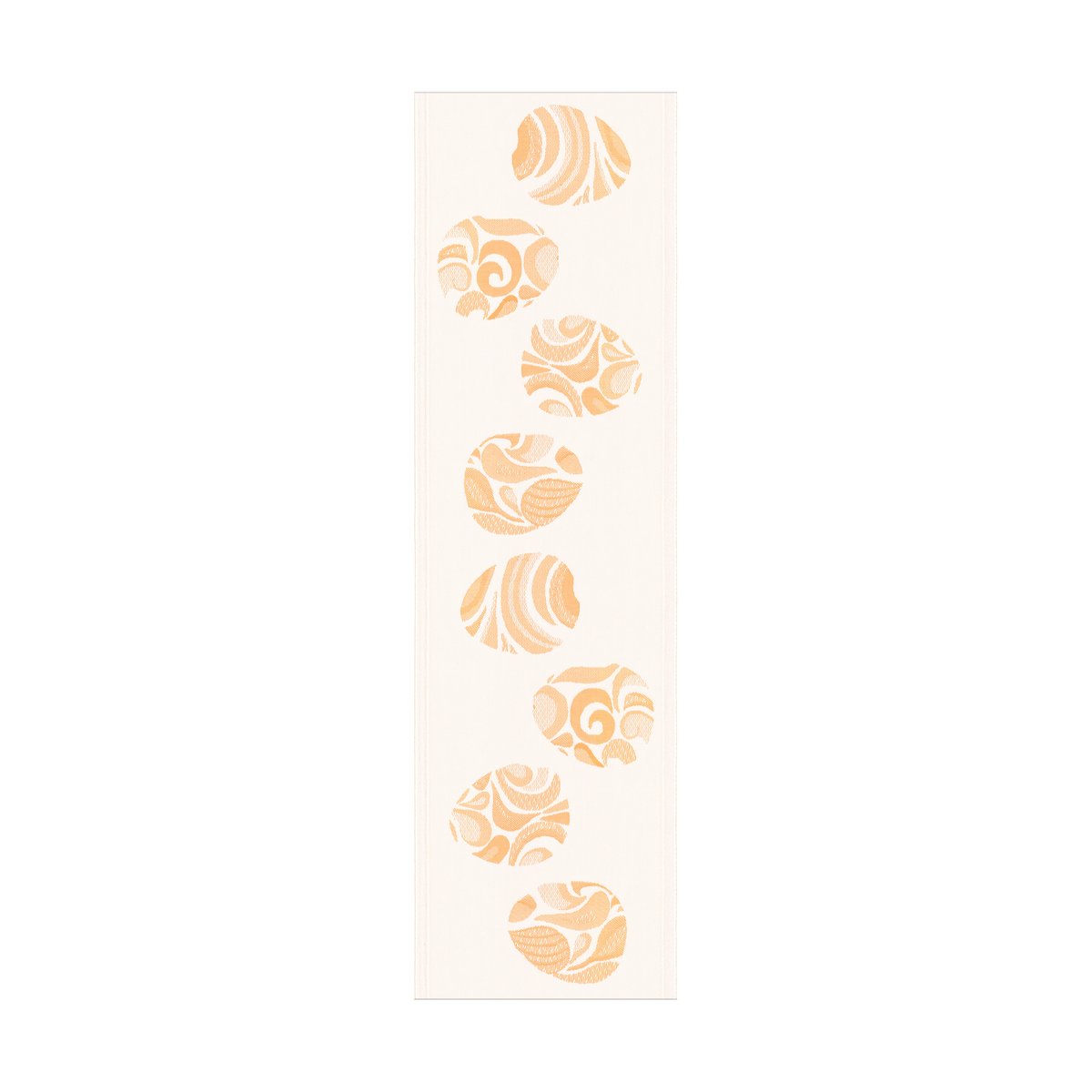 Ekelund Linneväveri Angelica table runner 35x120 cm Yellow-pink