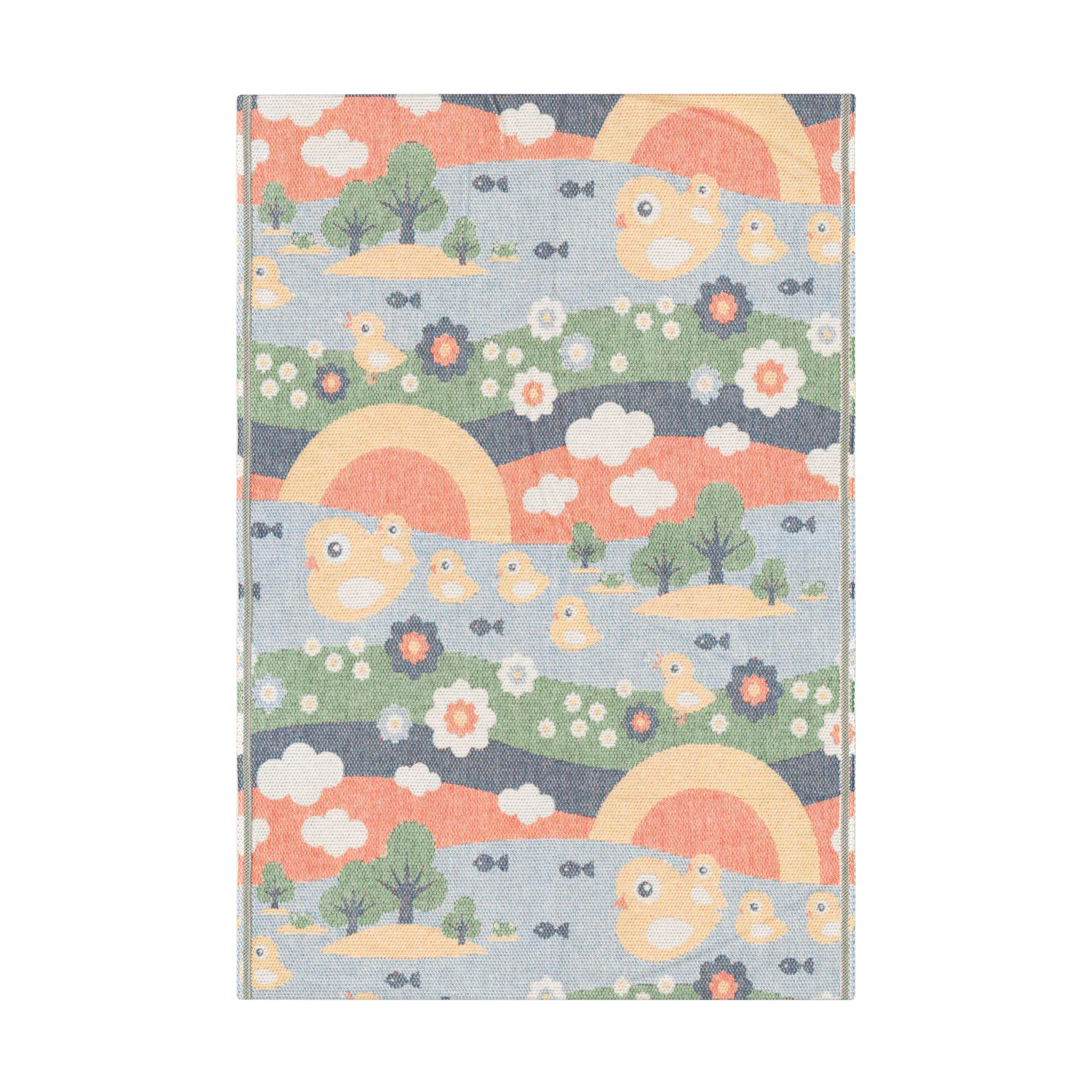 Ankdalen baby blanket 72x105 cm, Multi Ekelund Linneväveri