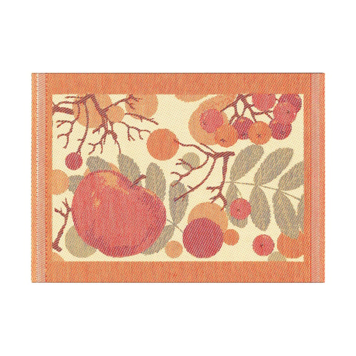 Äppelbär dishcloth 35x25 cm - Orange - Ekelund Linneväveri