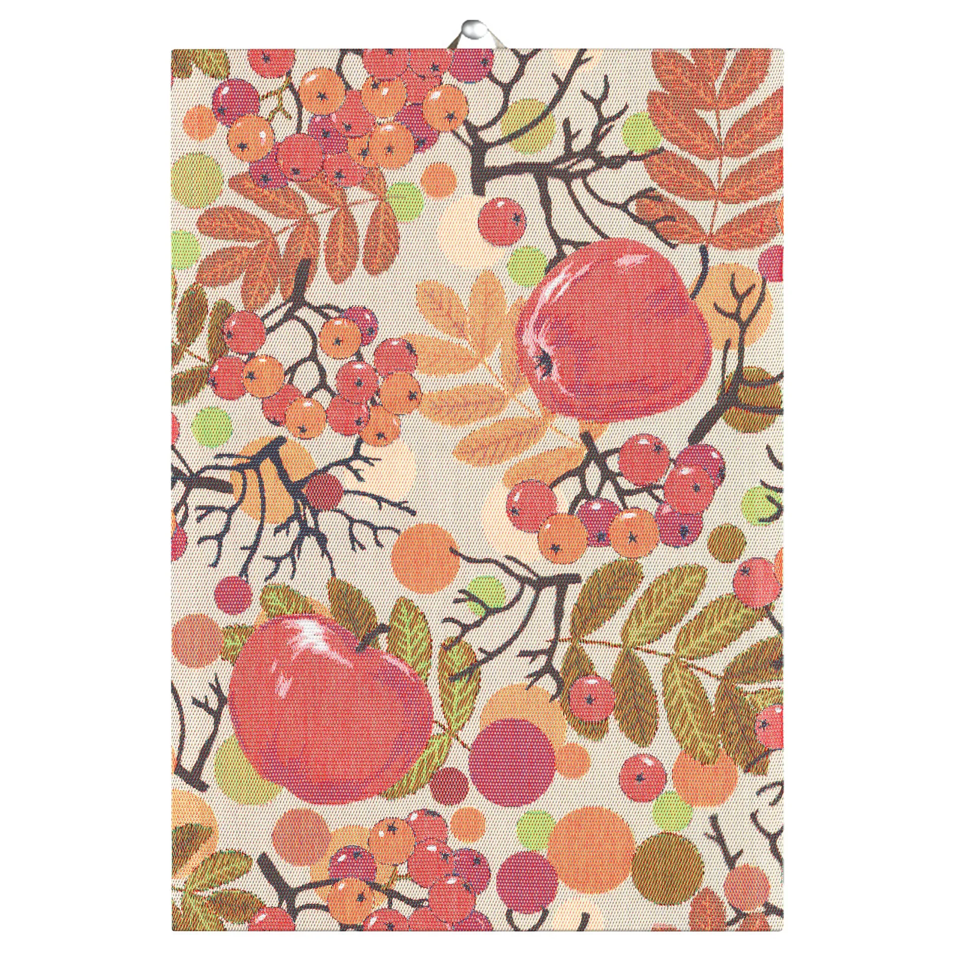 Äppelbär kitchen towel 35x50 cm, multi Ekelund Linneväveri