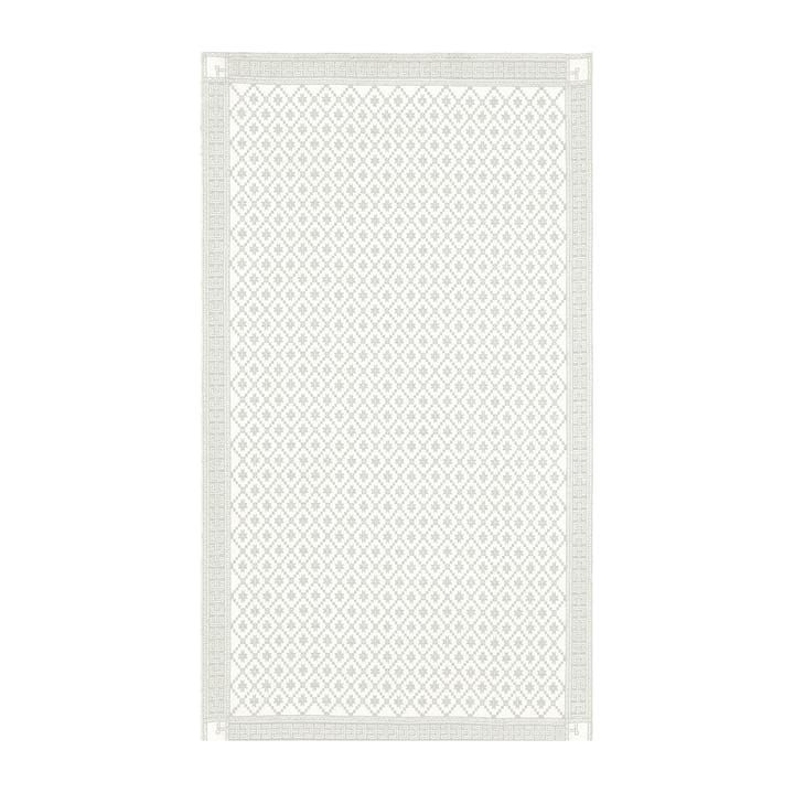 Åttebladrose table cloth beige - 150x260 cm - Ekelund Linneväveri
