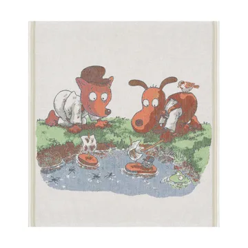 Barkbåtar baby blanket 70x75 cm - Multi - Ekelund Linneväveri