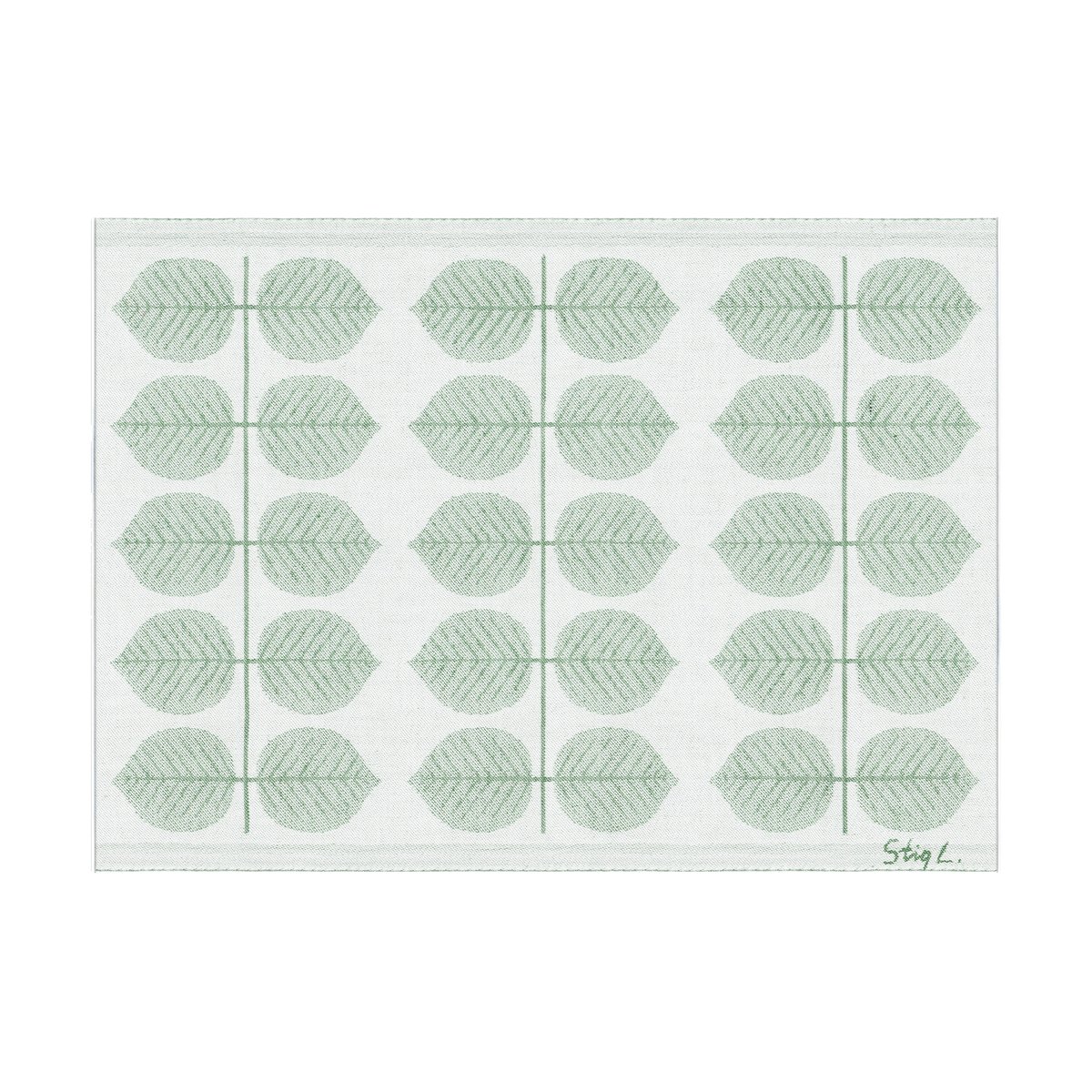 Ekelund Linneväveri Berså placemat 35x48 cm Green | Scandinavian Design | Placemats | Green