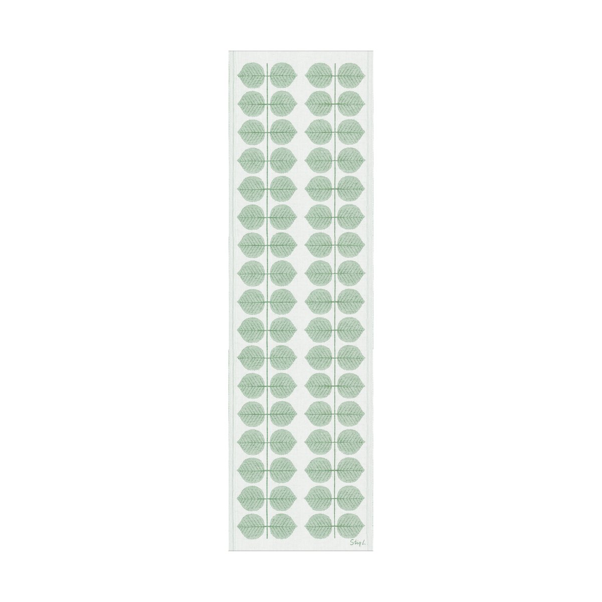 Ekelund Linneväveri Berså table runner 35x120 cm Green