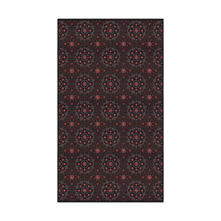 Betty's jul tablecloth 145x250 cm - Red-black - Ekelund Linneväveri