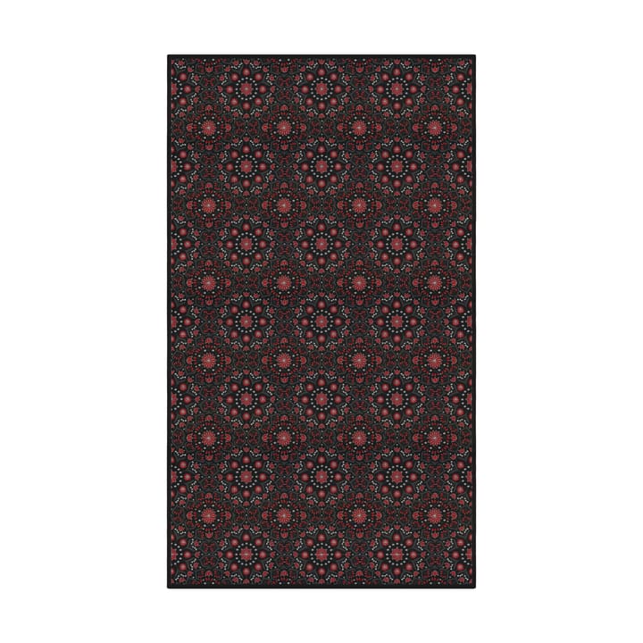 Betty's jul tablecloth 145x250 cm, Red-black Ekelund Linneväveri