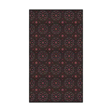 Betty's jul tablecloth 145x300 cm - Red-black - Ekelund Linneväveri