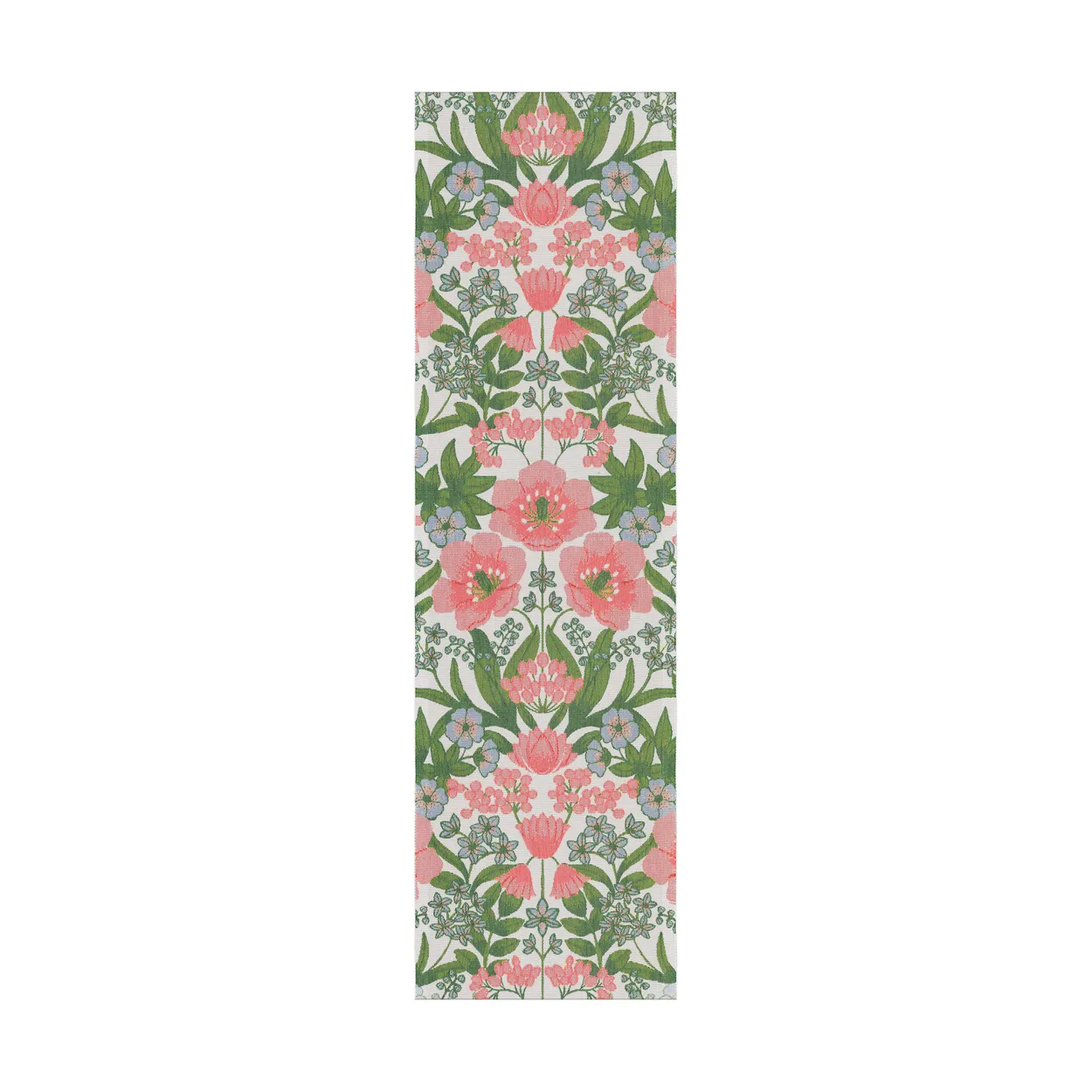 Ekelund Linneväveri Bettys tulpaner table runner 35x120 cm Pink-green