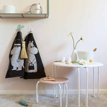 Big Moominpappa kitchen towel 35x50 cm - black - Ekelund Linneväveri