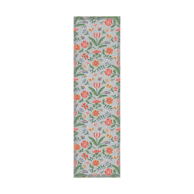 Ekelund Linneväveri Blomglänta table runner 35x120 cm Multi