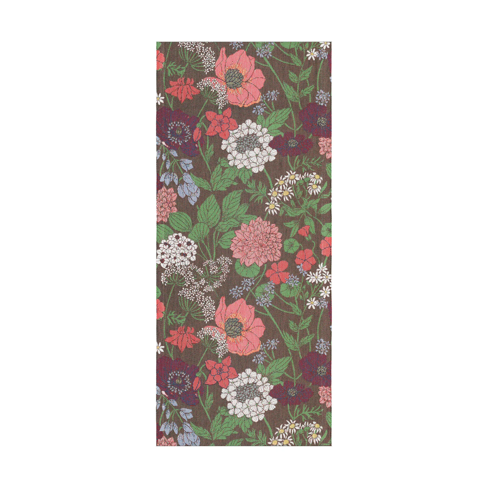 Blomsterfång table runner 35x80 cm, Multi Ekelund Linneväveri