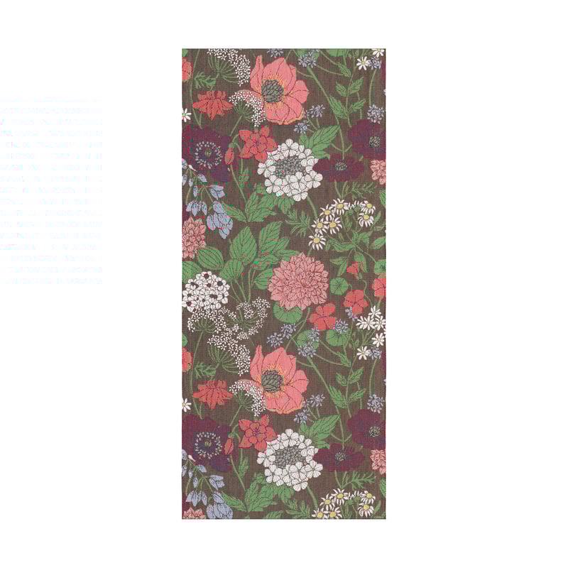 Ekelund Linneväveri Blomsterfång table runner 35x80 cm Multi