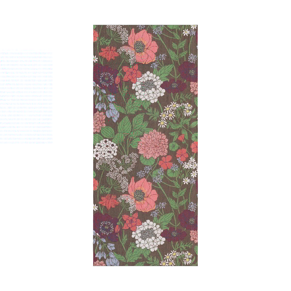 Ekelund Linneväveri Blomsterfång table runner 35x80 cm Multi
