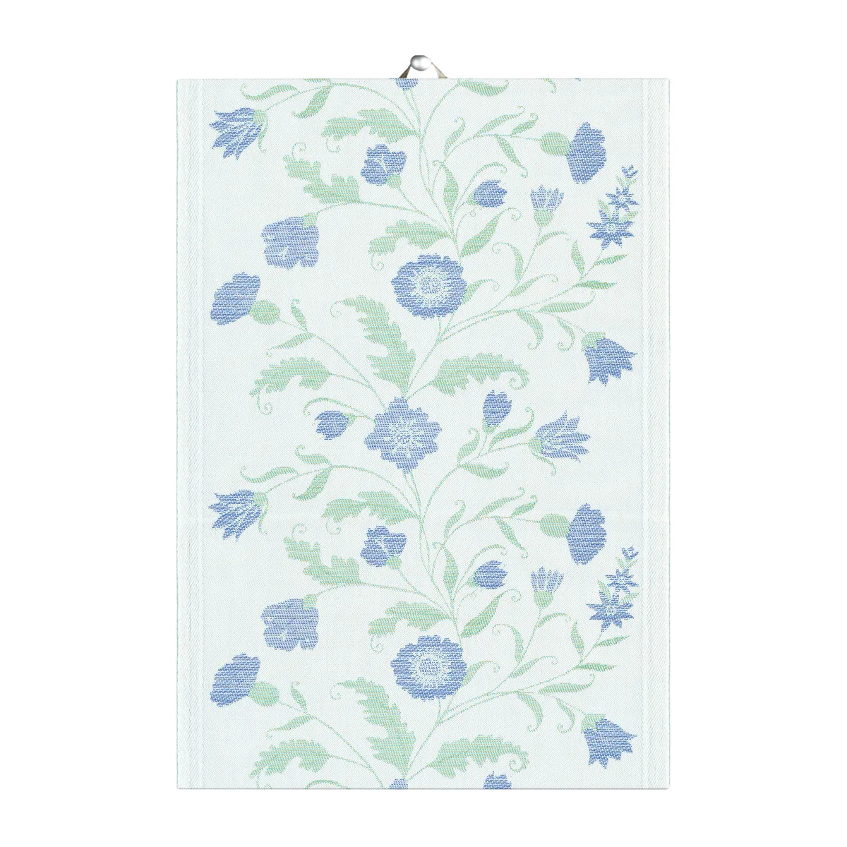 Ekelund Linneväveri Blue flower kitchen towel 35x50 cm