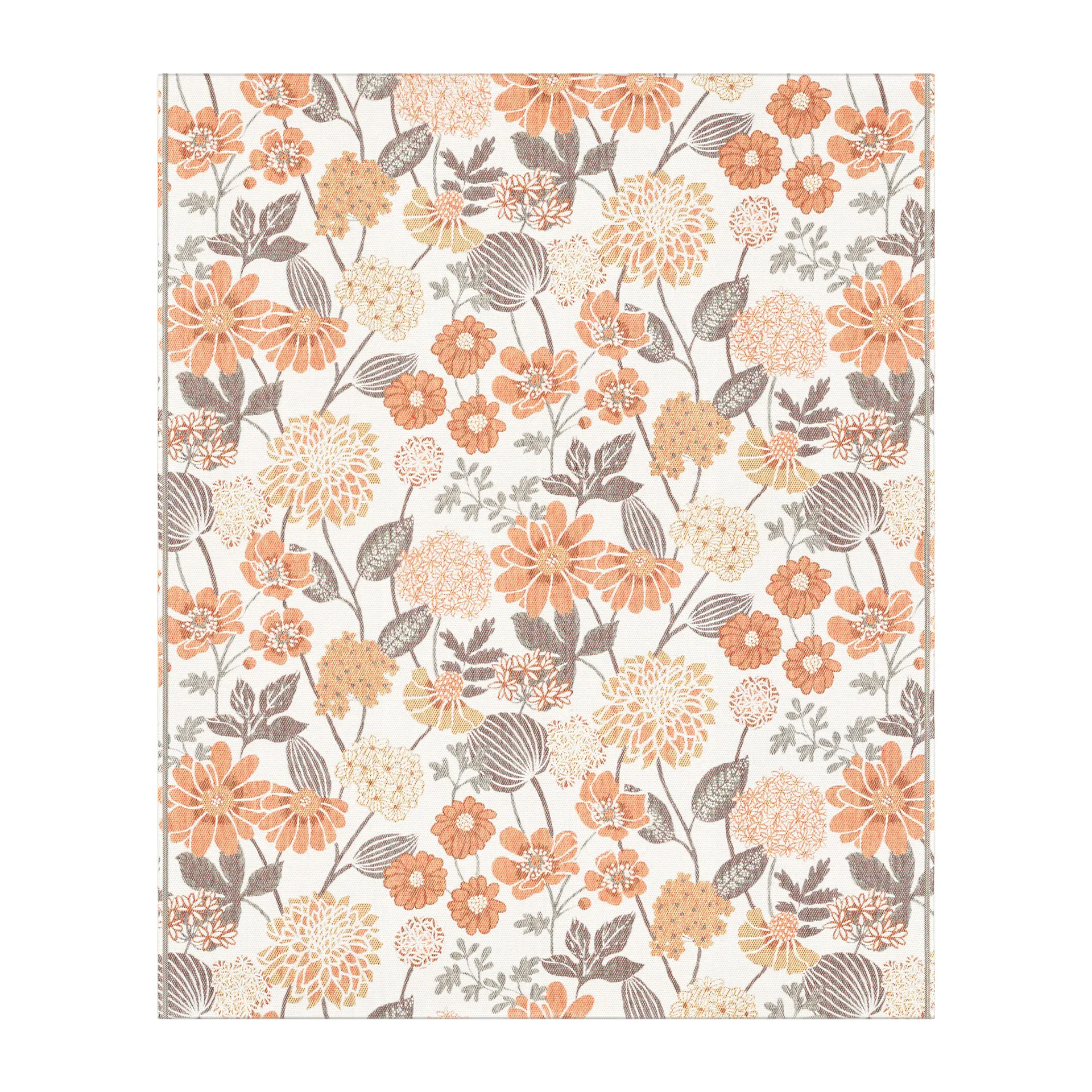 Bodum cotton throw 140x170 cm, Orange Ekelund Linneväveri