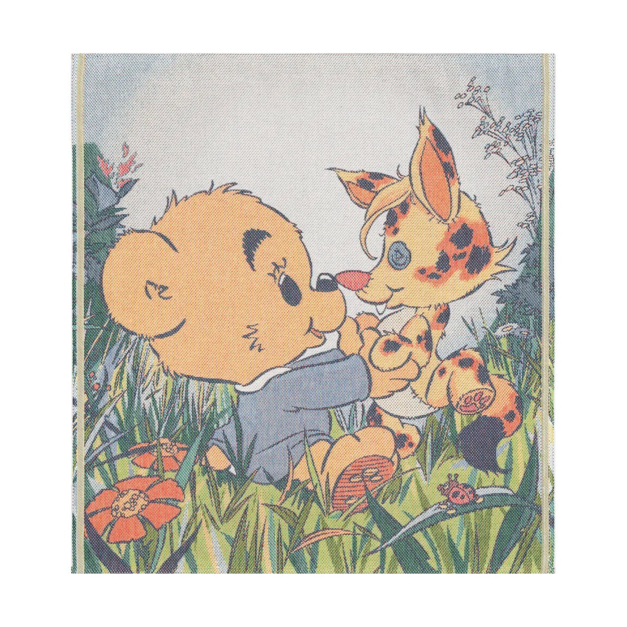 Ekelund Linneväveri Brumma baby blanket 70x75 cm Multi