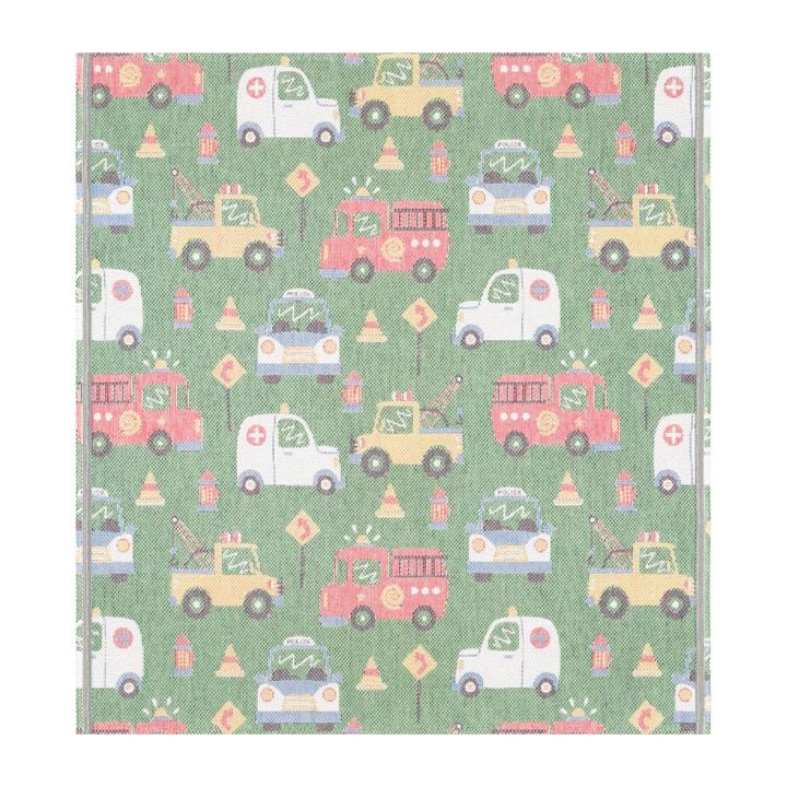 Cars baby blanket - 70x75 cm - Ekelund Linneväveri
