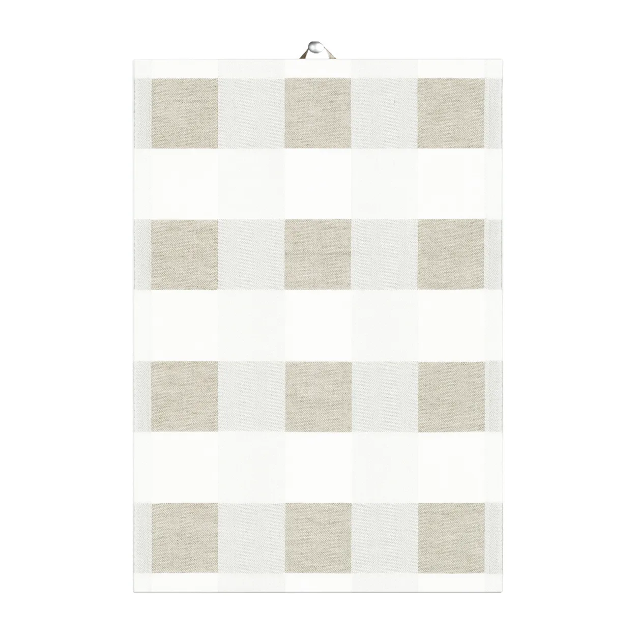 Ekelund Linneväveri Chess kitchen towel 35x50 cm | Scandinavian Design | Kitchen tea towels | Beige