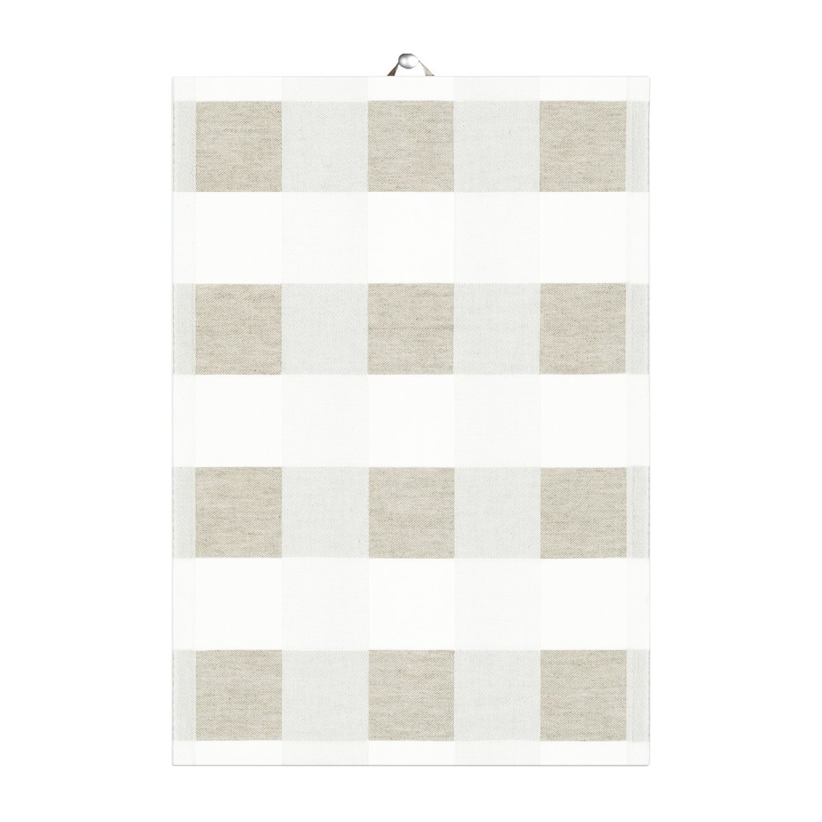 Ekelund Linneväveri Chess kitchen towel 50x70 cm | Scandinavian Design | Kitchen tea towels | Beige