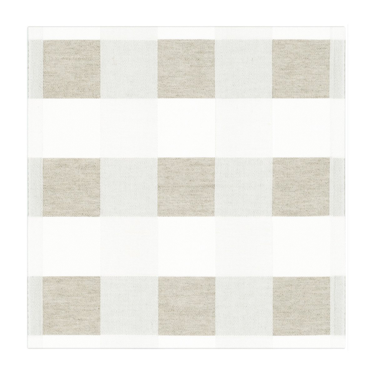 Ekelund Linneväveri Chess napkin 35x35 cm | Scandinavian Design | Linen & cotton napkins | Beige