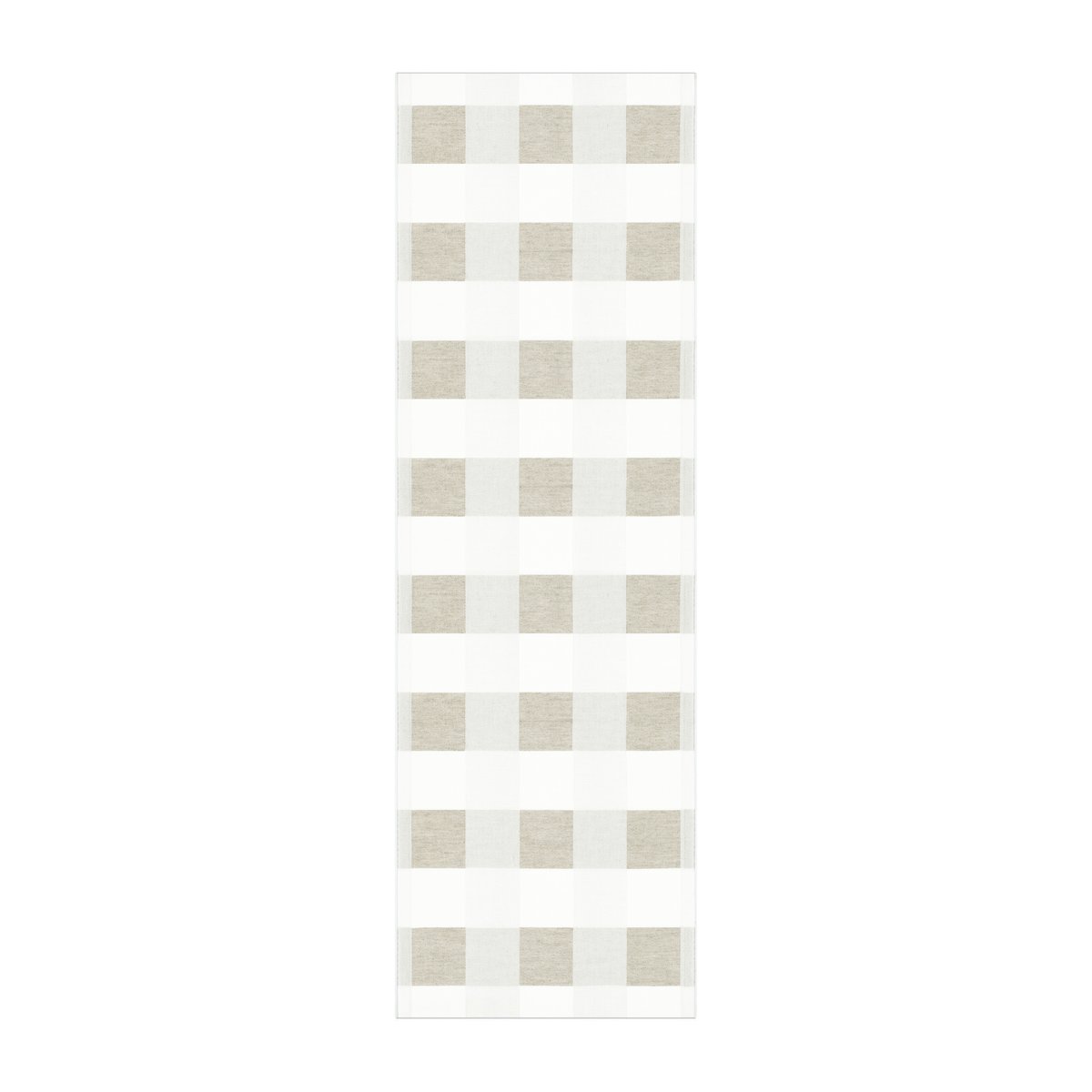 Ekelund Linneväveri Chess runner 35x110 cm | Scandinavian Design | Table runners | Beige