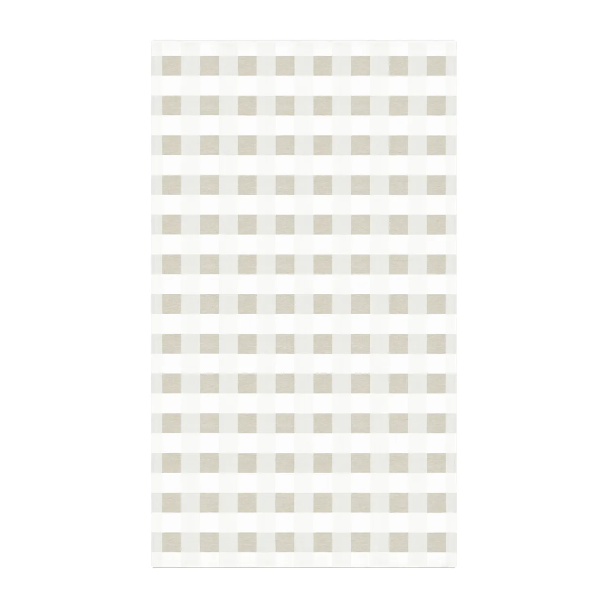 Ekelund Linneväveri Chess tablecloth 150x300 cm | Scandinavian Design | Tablecloths | Beige