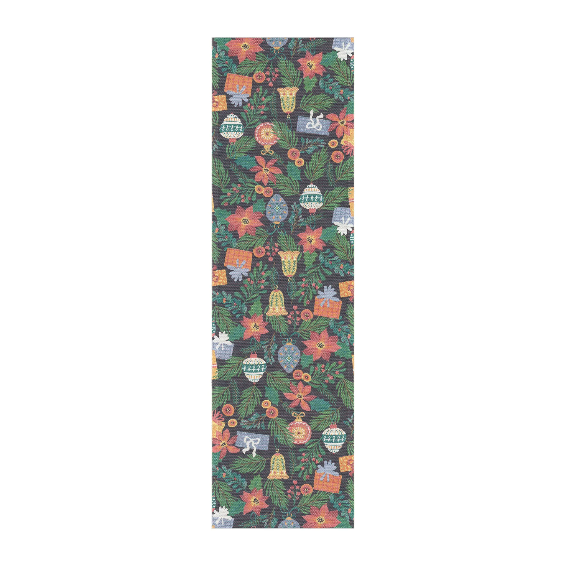 Christmas tree tablerunner 35x120 cm, Green Ekelund Linneväveri