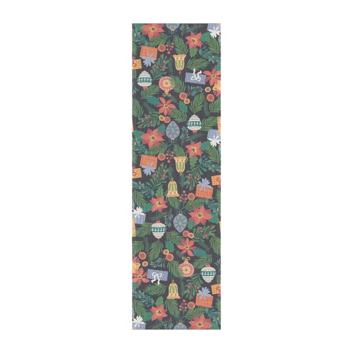 Christmas tree tablerunner 35x120 cm, Green Ekelund Linneväveri