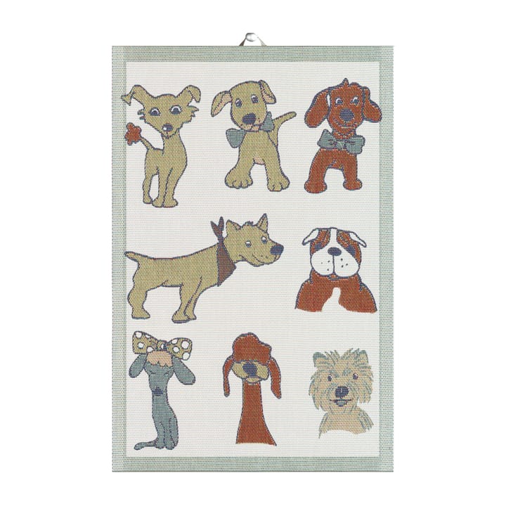 Dogs kitchen towel - 40x60 cm - Ekelund Linneväveri