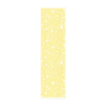 Easter Egg table runner 35x120 cm - Yellow - Ekelund Linneväveri