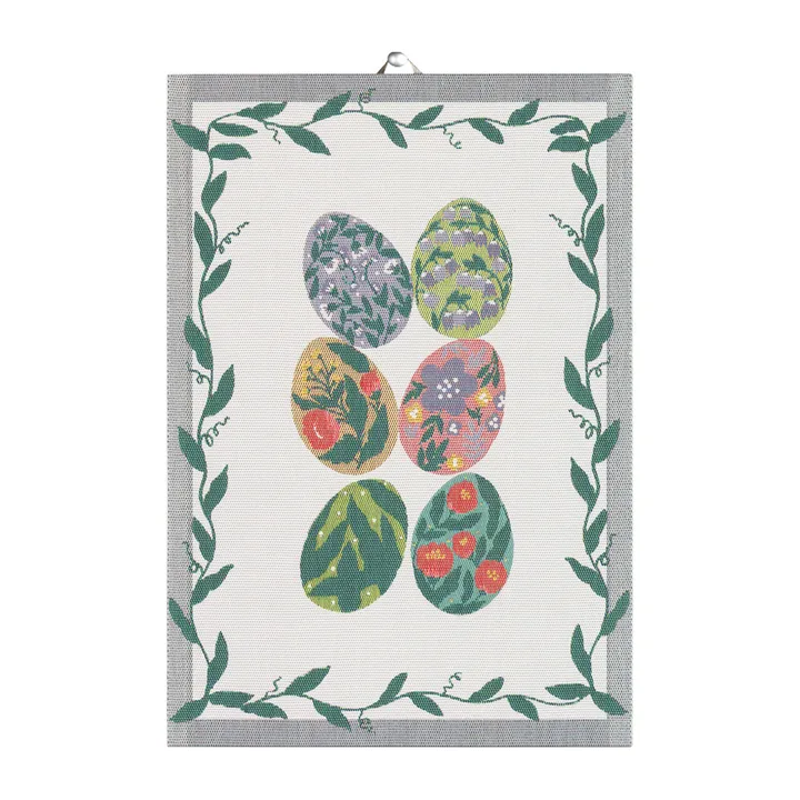 Egg collection kitchen towel - 35x50 cm - Ekelund Linneväveri