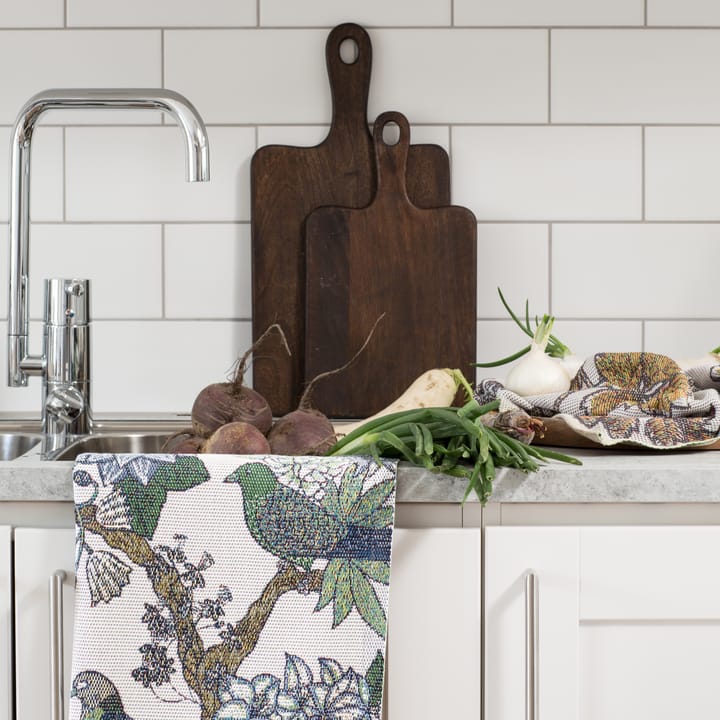 Fåglabo kitchen towel 40x60 cm, multi Ekelund Linneväveri