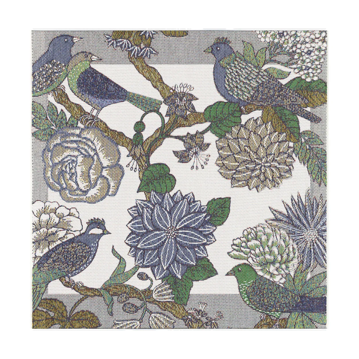 Ekelund Linneväveri Fåglabo napkin 35x35 cm multi | Scandinavian Design | Linen & cotton napkins | Multi
