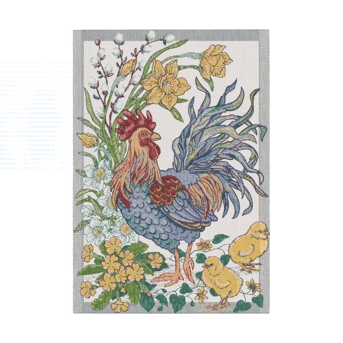 Ekelund Linneväveri Fjäderblom kitchen towel 35x50 cm Multi