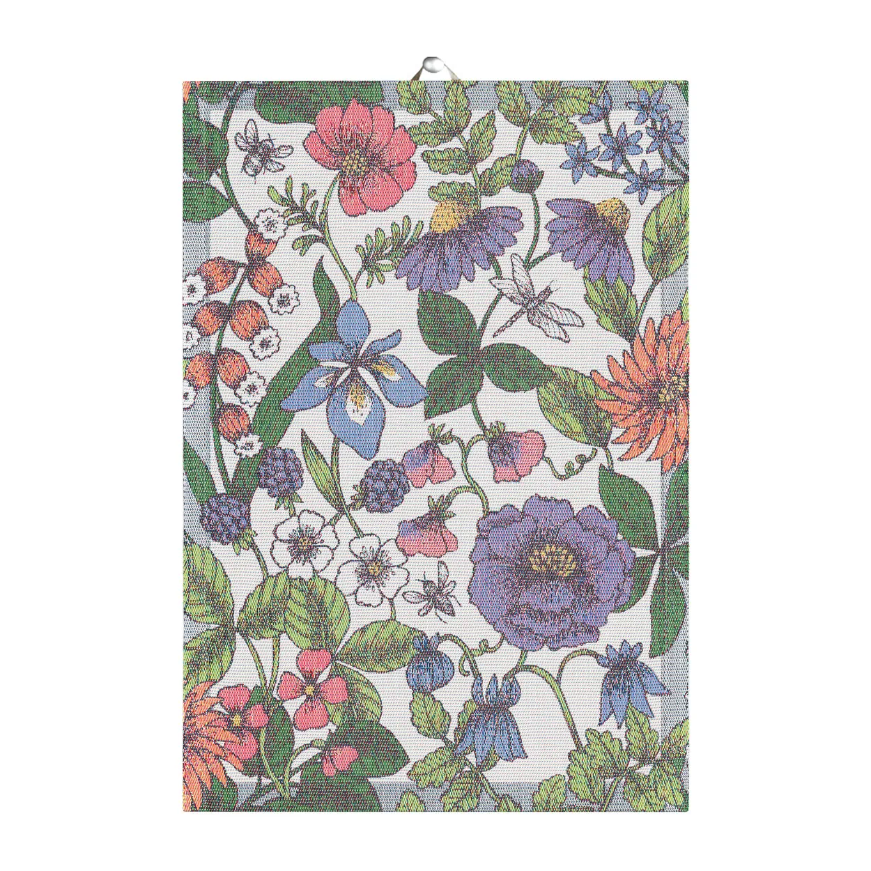 Ekelund Linneväveri Flora kitchen towel 35x50 cm | Scandinavian Design | Kitchen tea towels | Multi