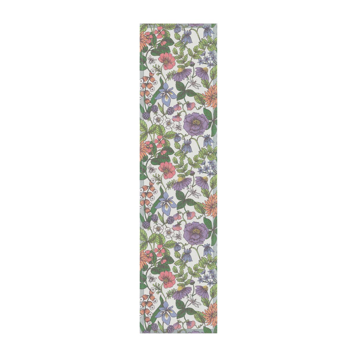 Ekelund Linneväveri Flora runner 35x140 cm | Scandinavian Design | Table runners | Multi