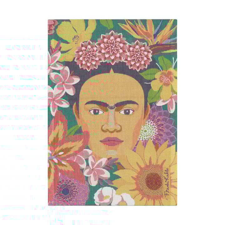 Flores kitchen towel 35x50 cm - Multi - Ekelund Linneväveri
